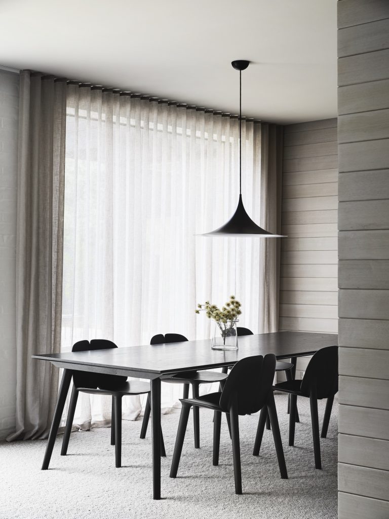 Curled curtains